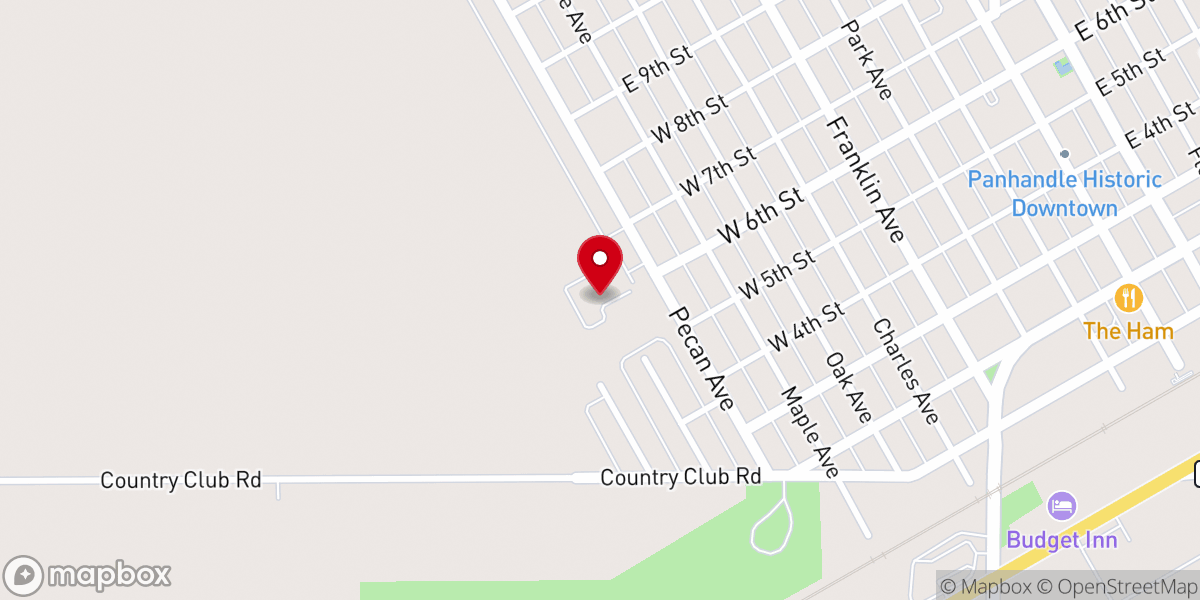 Map showing location of Church of God Community Web