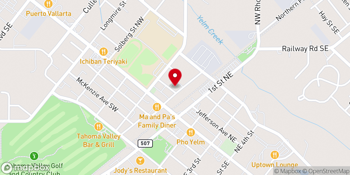 Map showing location of Jesus Name Pentecostal Church