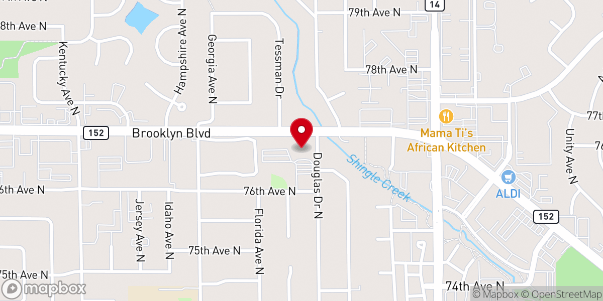 Map showing location of Redeemer Covenant Church