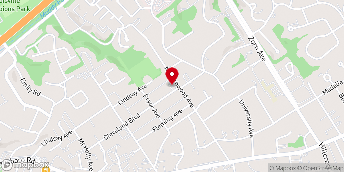 Map showing location of Church of Christ of Birchwood Avenue