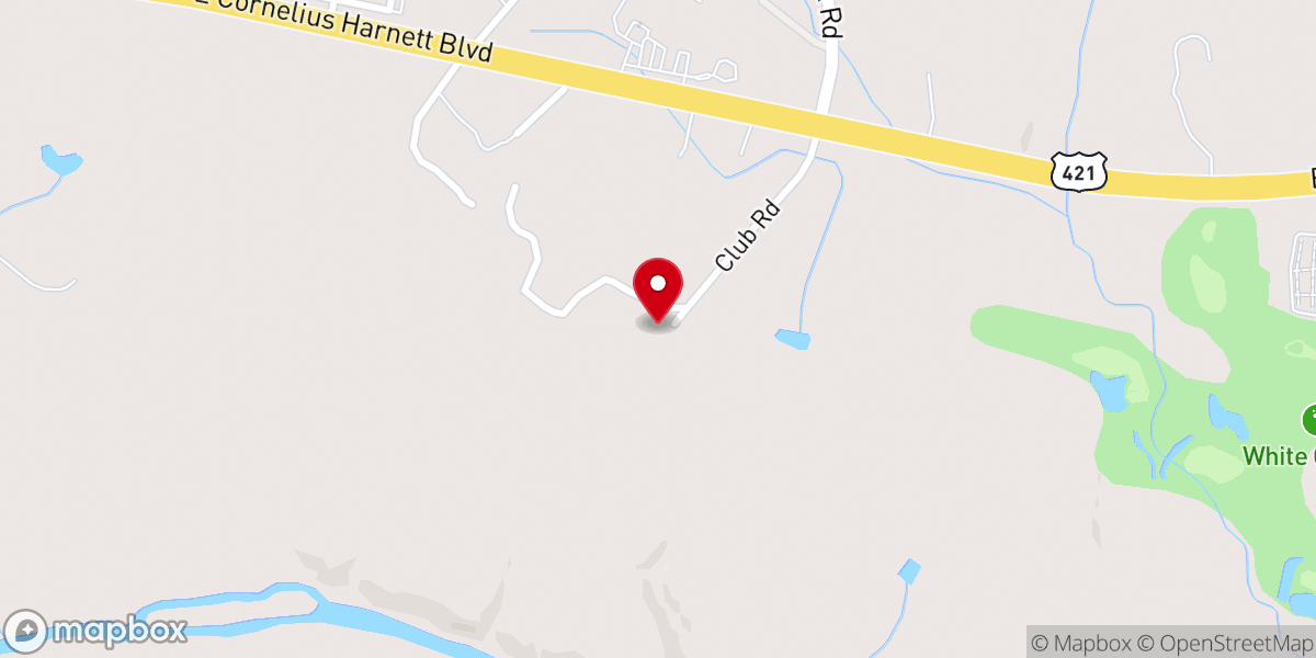 Map showing location of Cedar Grove A.M.E. Zion Church