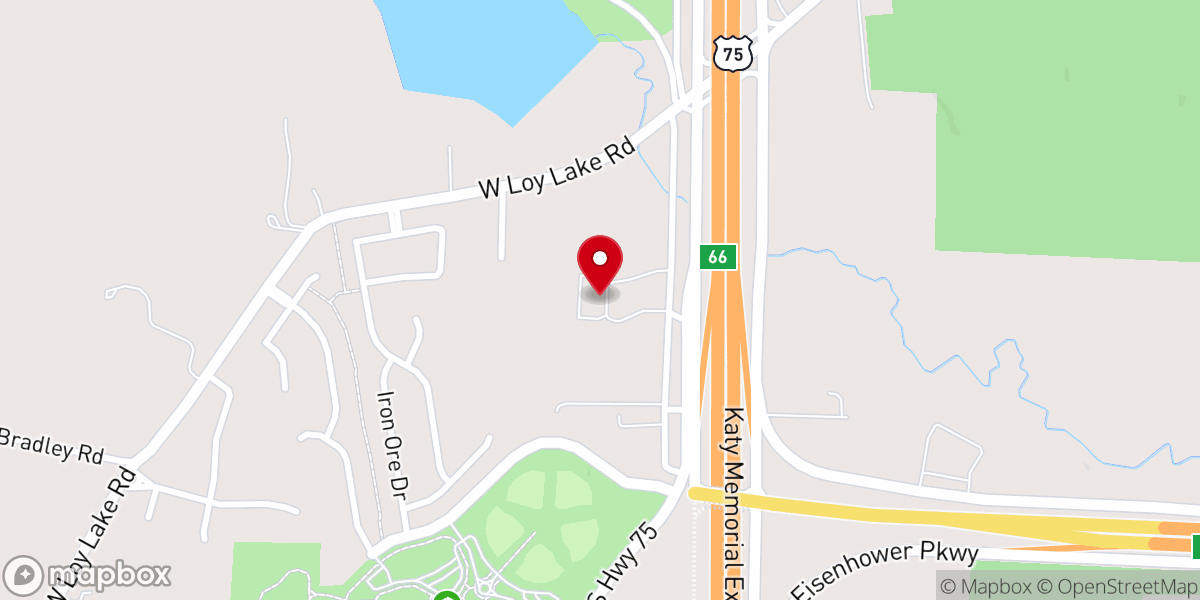 Map showing location of Truth Church of Denison