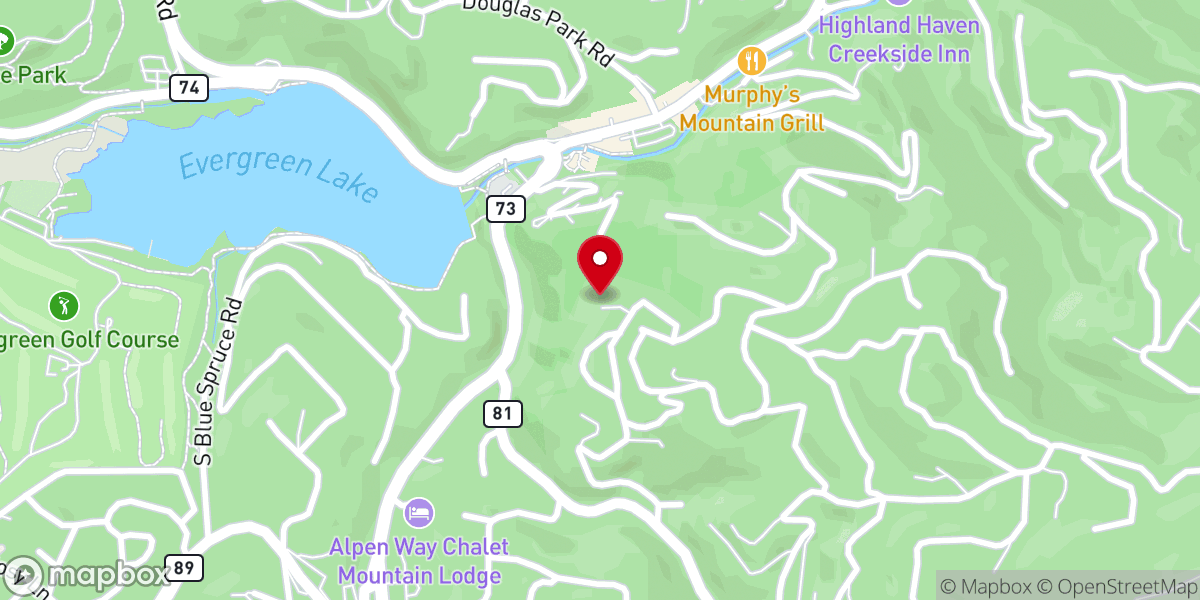 Map showing location of Wild Rose Congregational Church