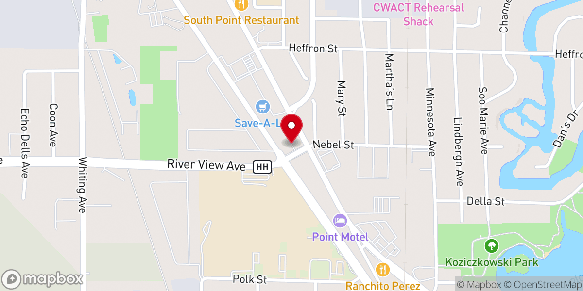 Map showing location of E-WAYS SALES & PAWN of Stevens Point