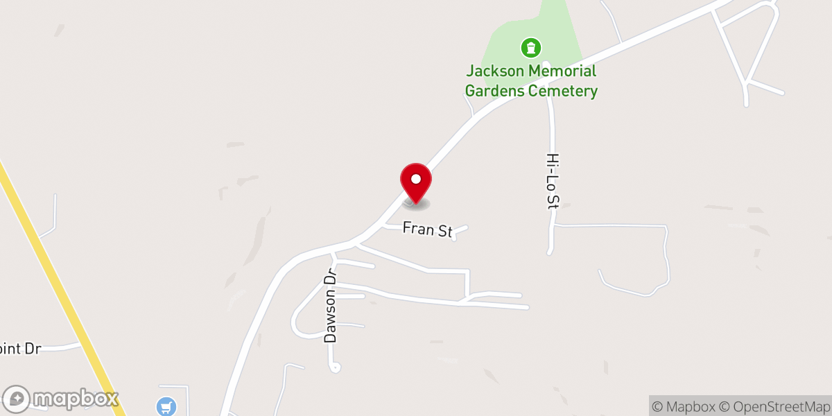Map showing location of Liberty Hill Church