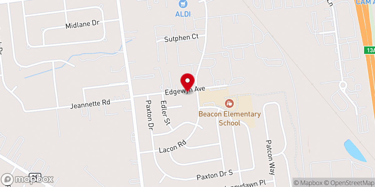 Map showing location of Lighthouse Ministries