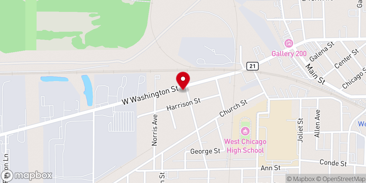 Map showing location of Saint Michaels United Church of Christ