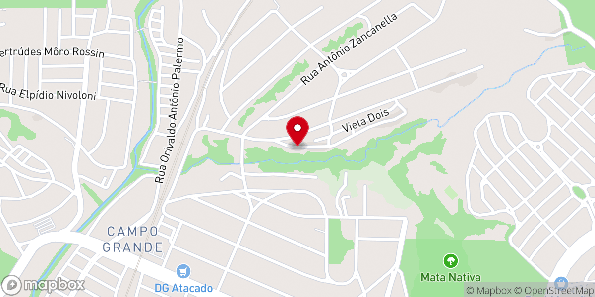 Map showing location of Igrejas Renovo Pentecostal