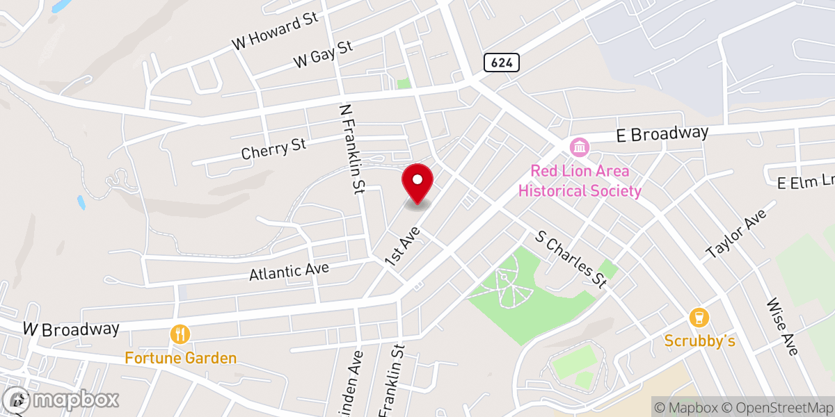Map showing location of IRON HORSE BIKER CHURCH
