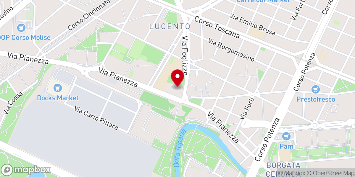 Map showing location of Oratorio Santi Bernardo e Brigida