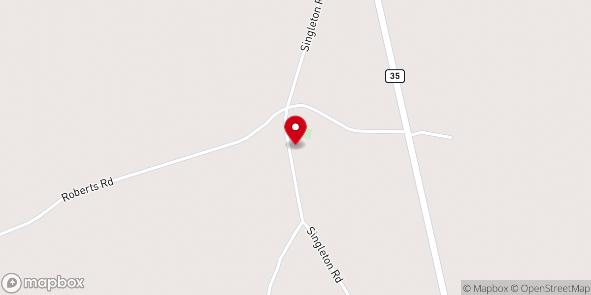 Map showing location of Singleton United Methodist Church