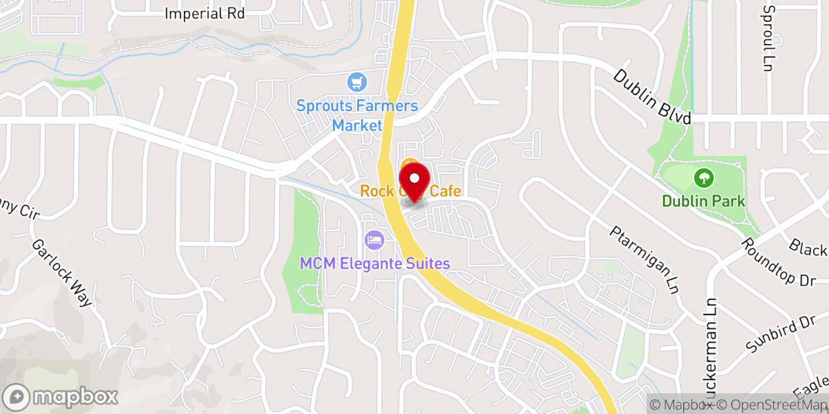 Map showing location of Calvary Cornerstone