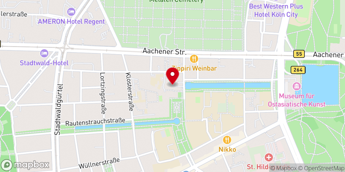 Map showing location of Christi Auferstehung