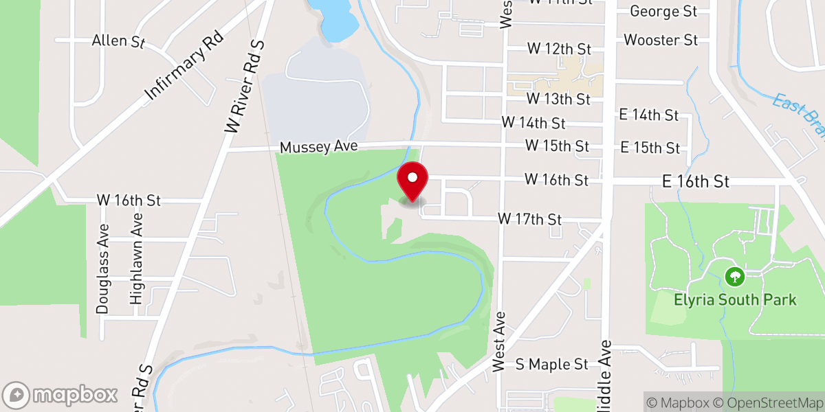 Map showing location of Second Calvary Church of God in Christ