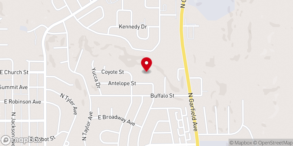 Map showing location of Faith Evangelical Lutheran Endowment Fund