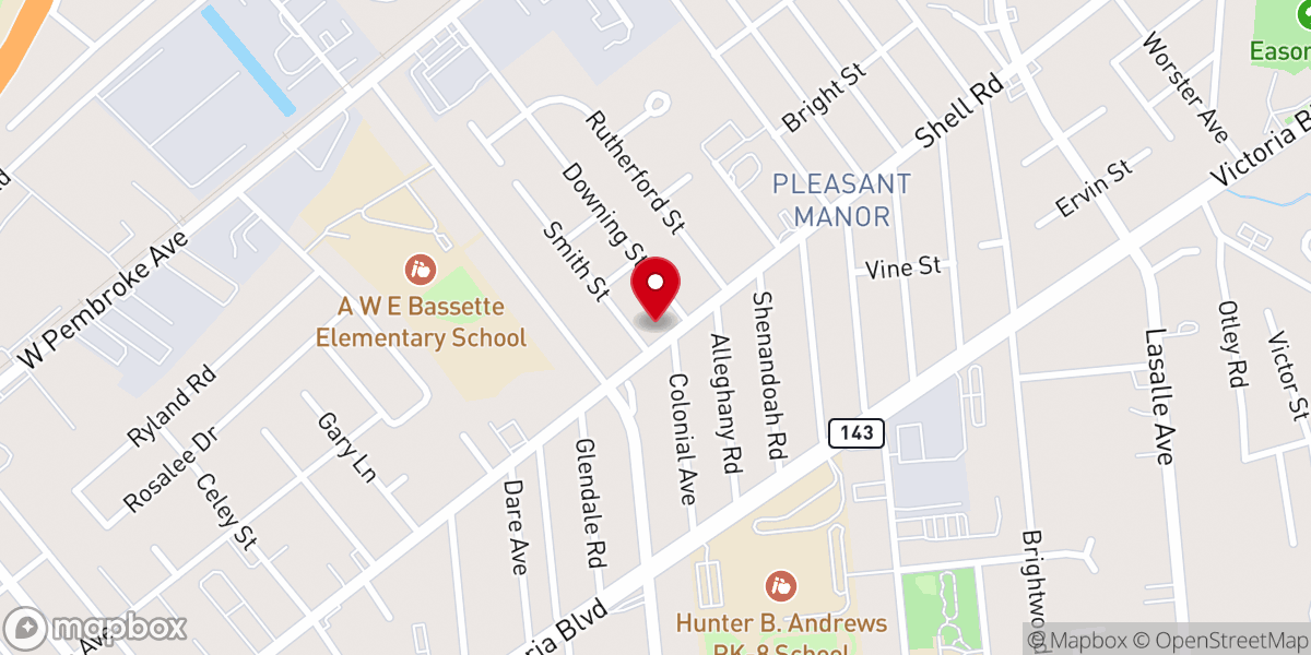 Map showing location of Deeper Life Assembly Church