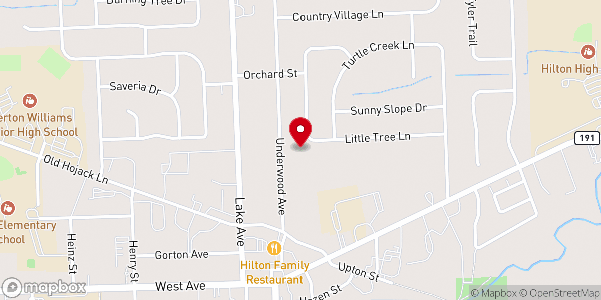 Map showing location of Church of Christ Faith Inc