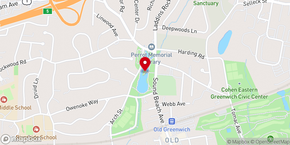 Map showing location of Binney Park