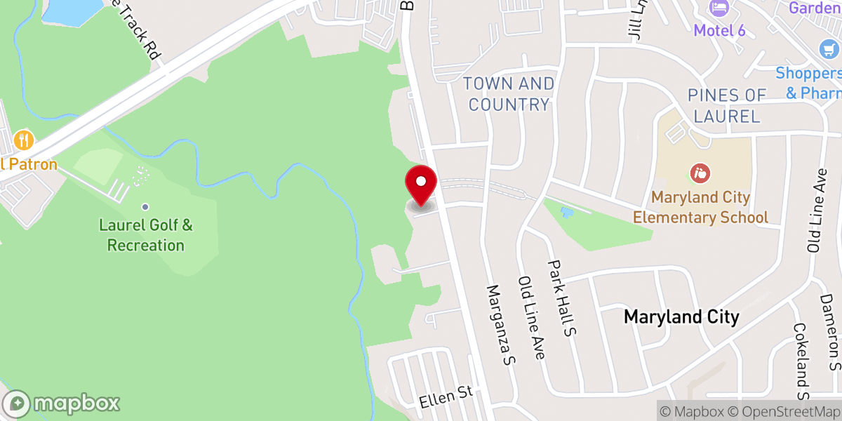 Map showing location of Community United Methodist Church