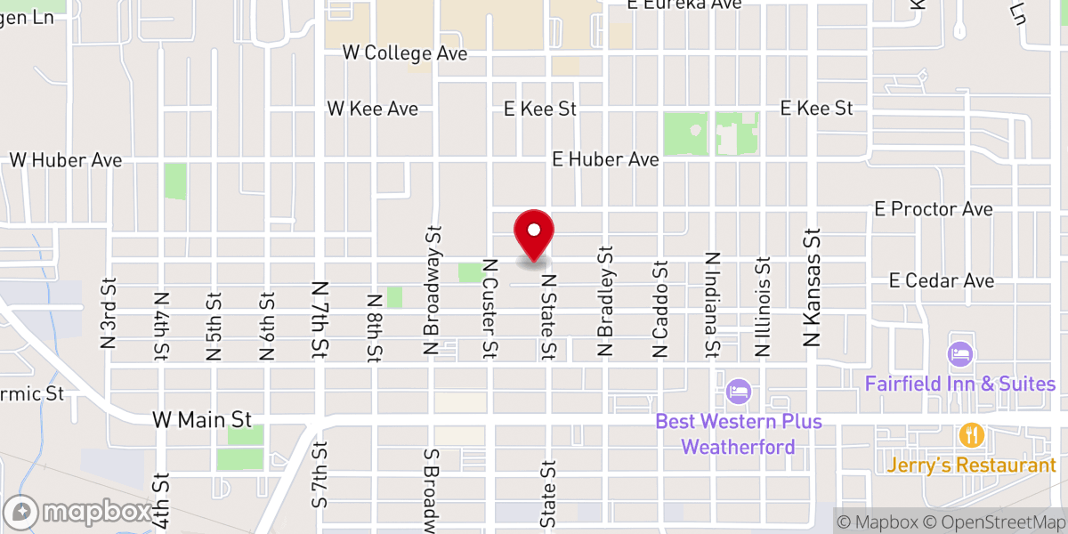 Map showing location of Saint Basil the Great Orthodox Mission