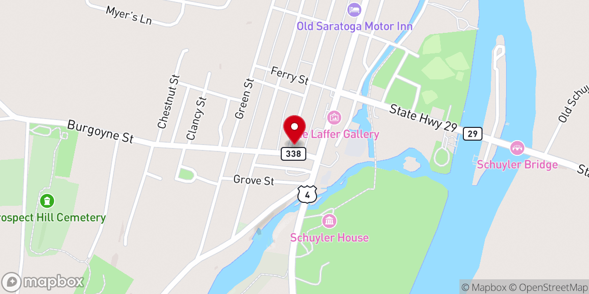 Map showing location of Risen Hope Community Church