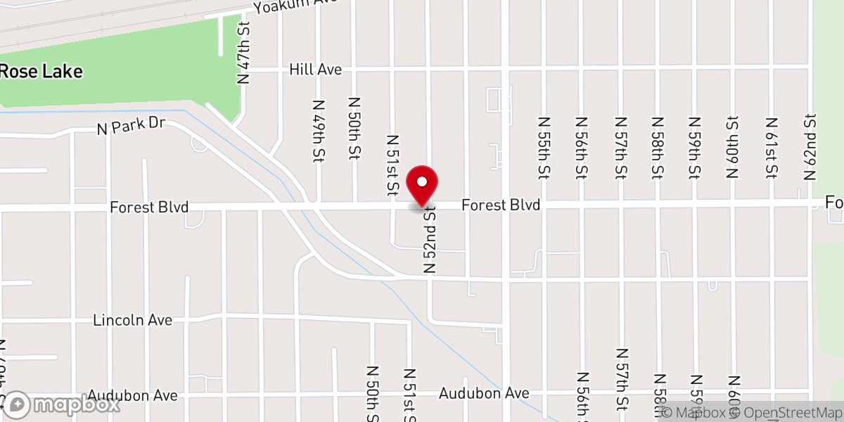 Map showing location of Grace Methodist Church