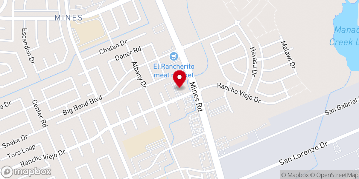 Map showing location of Iglesia Bautista Trinidad Laredo Tx