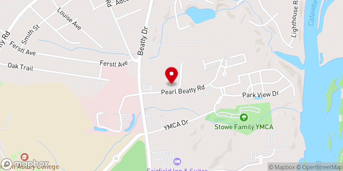 Map showing location of Message of Love Church