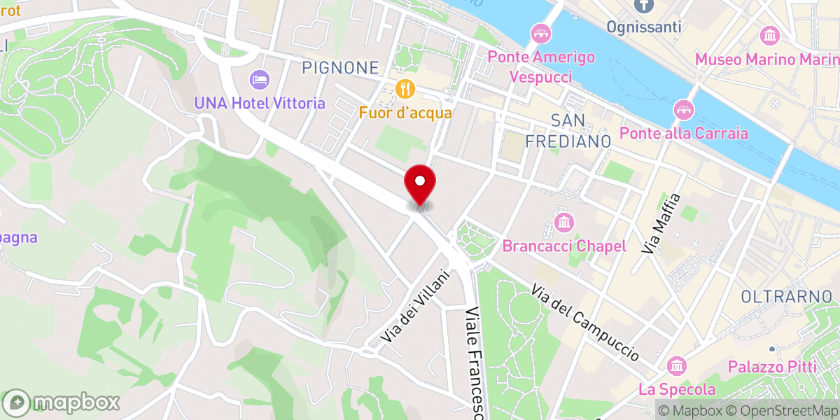 Map showing location of Cappella dell’ex convento di San Francesco