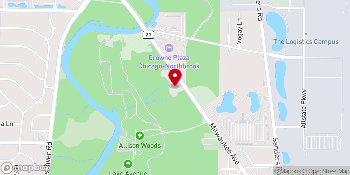 Map showing location of Lutheran Church Charities