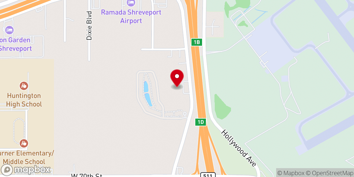 Map showing location of Rose Park Baptist Church
