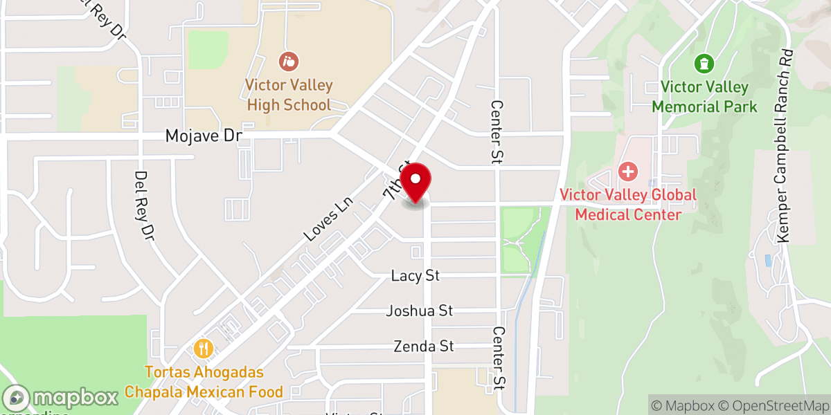 Map showing location of El Bethel Apostolic