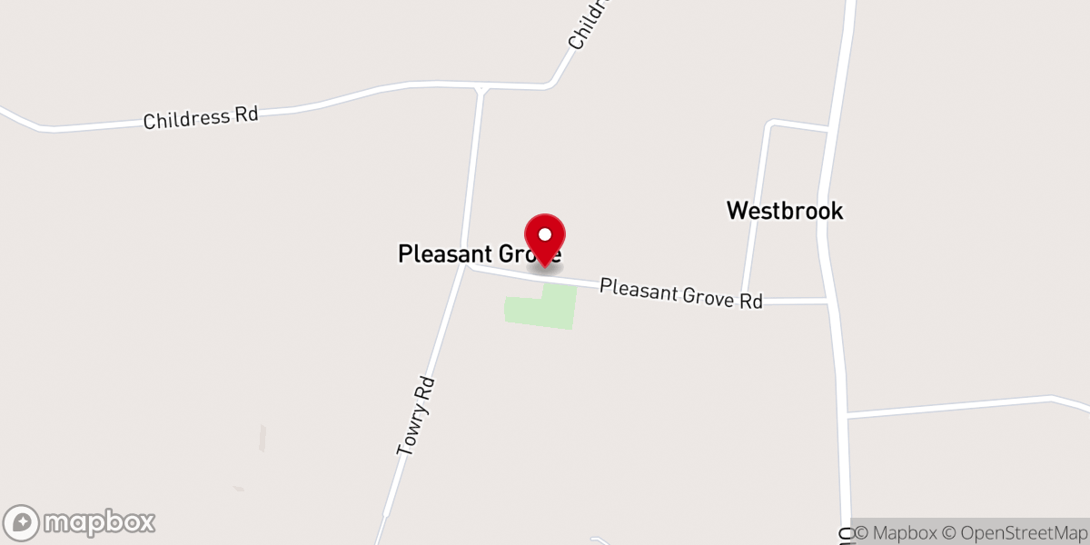 Map showing location of Esther Chapel