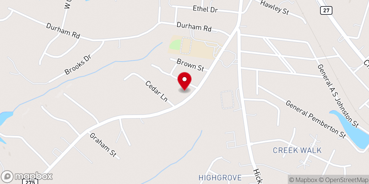 Map showing location of Mt Pleasant United Methodist