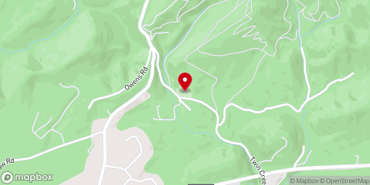 Map showing location of Harris Chapel Baptist