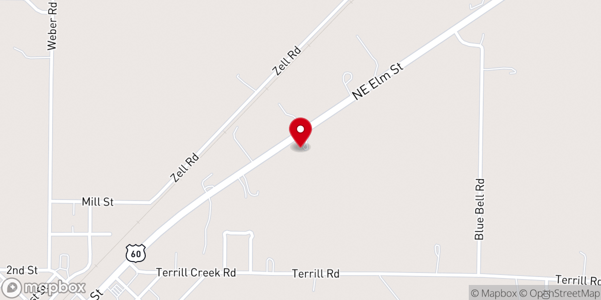 Map showing location of Church of God, Billings, Missouri