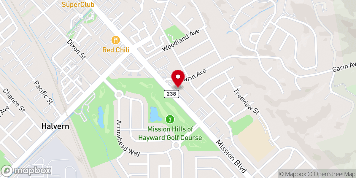 Map showing location of Kingdom Culture East Bay