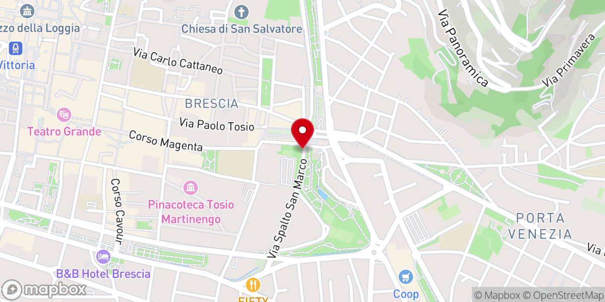 Map showing location of Parrocchia di Sant'Afra