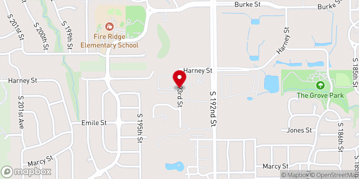 Map showing location of All Holy Spirit Greek Orthodox Church