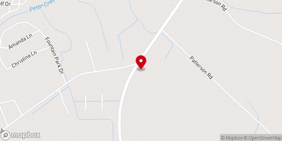 Map showing location of St James Free Will Baptist Church