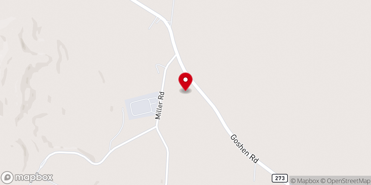 Map showing location of Ohio County Seventh-Day Adventist Church