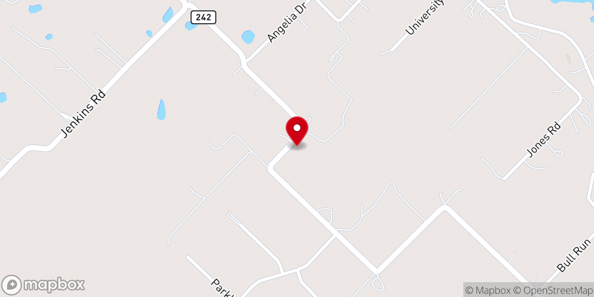 Map showing location of Mt Pleasant Primitive Baptist