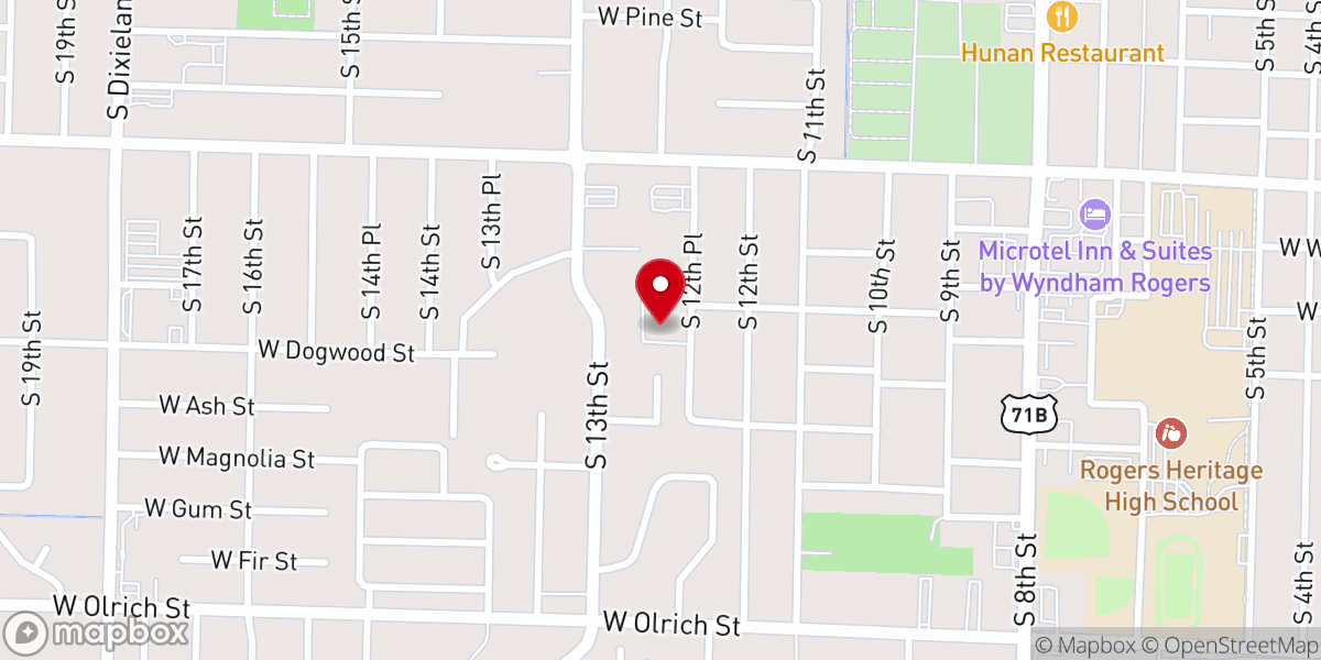 Map showing location of The River NWA Church