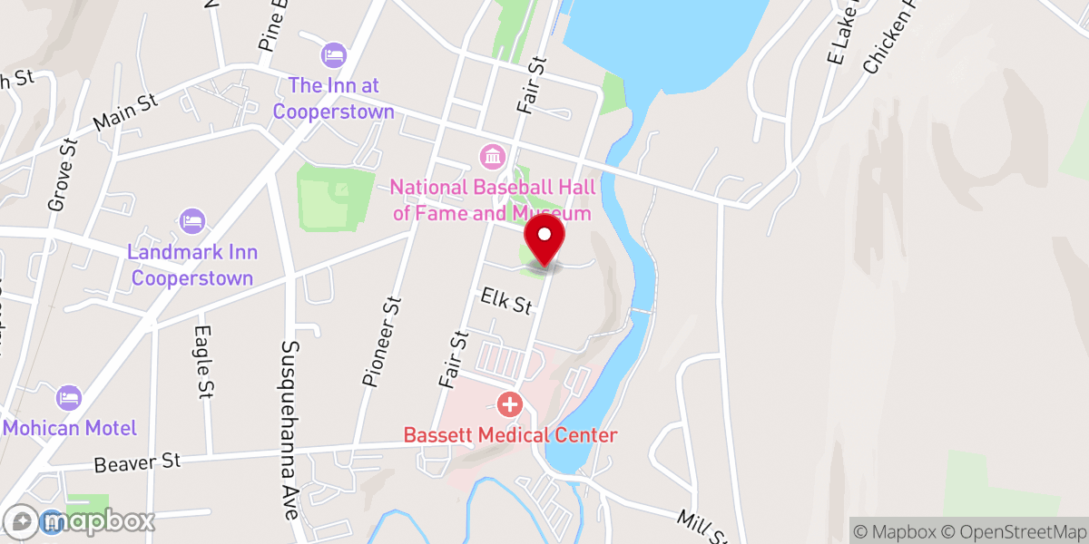 Map showing location of Christ Church
