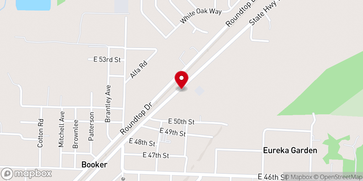 Map showing location of Greater First Pentecostal Church