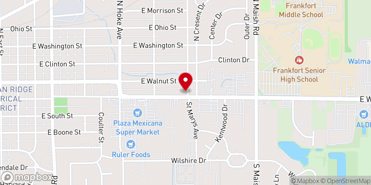 Map showing location of A New Beginning Ministry