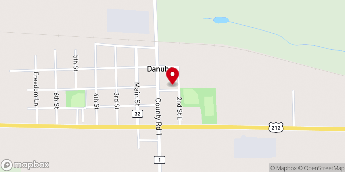 Map showing location of United Methodist