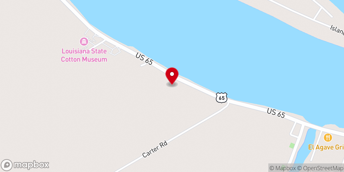 Map showing location of First United Pentecostal Church