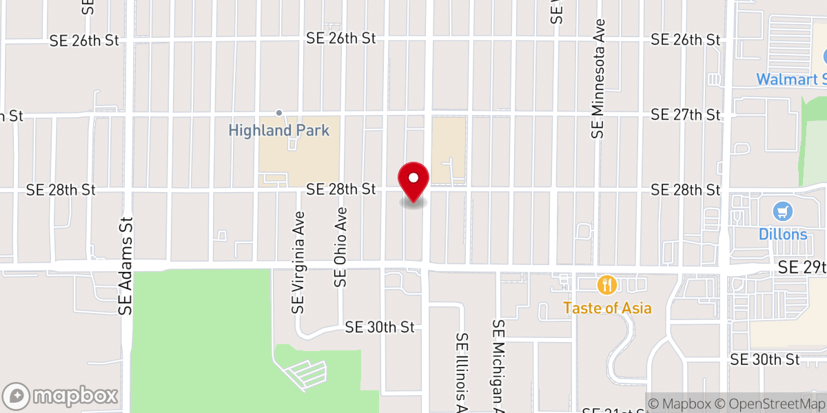 Map showing location of New Mt Zion Missionary