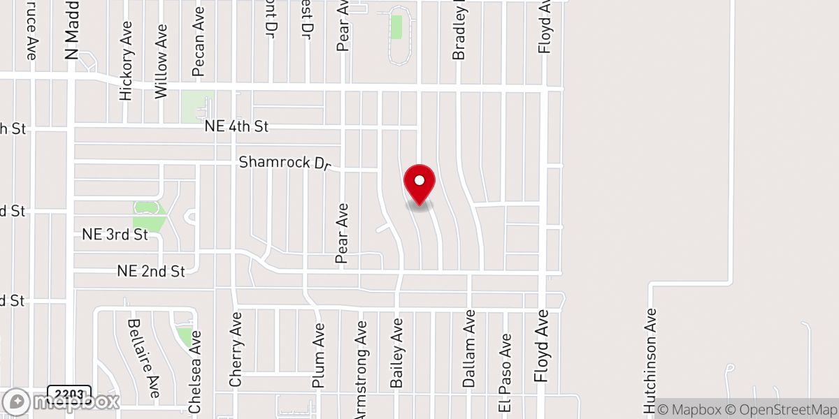Map showing location of Triumph Ministries